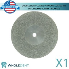 Ortho Dental Coarse Double Sided Diamond Coated Disc IPR Separator Ø22mm, 0.29