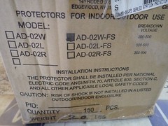 1 NEW – TII Sealed Station AD-02W-FS 899A 15-09-5 Signal Circuit Protector