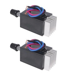 2Pcs 12V-24V 10A PWM Motor Rheostat Speed Controller for Heater Ventilator Fan