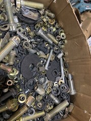 50 Pounds Of Assorted Bolts Hardware New Free Shipping Grade 8 5 Nuts Washers