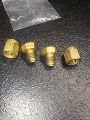 Tubing Plugs and Caps 3/16″ Male (2) and 3/16″ Female (2)