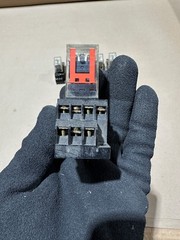 5x Pack Lot Omron PYF14A-E 14 Pin Relay Socket w/ MY4 DC24 Ice Cube Relay 24 VDC