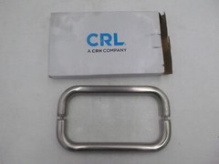 CRL BMNW8X8BN Brushed Nickel 8″ BTB Pull Handle No Washers