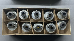 (Box of 10) Eagle Armored Connector 20A 250V NEMA 6-20R Grounding Cord End NOS