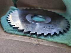 1 pc. 4” X 1/8″ X 1” HSS PLAIN METAL SLITTING SAW. USA 40291-1841 NOS