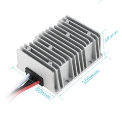 Power Converter Regulator DC 12V Step-Up to DC 48V 8A 384W Waterproof