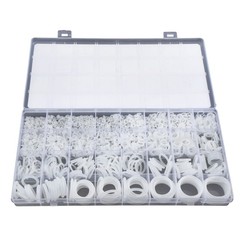 1228 Pcs 32 Size Clear Food Grade Silicone O-Ring Assortment OD 4-32mm