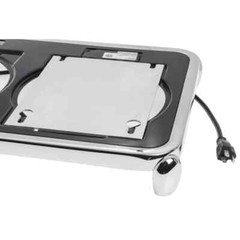 HUBERT® Electric Chafer Heater Rectangular aluminum – 11 7/8″L x 7 3/4″W
