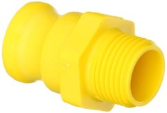 Banjo GHMT075F Polypropylene Cam & Groove Fitting, 3/4″ Male Adapter x GHT Male