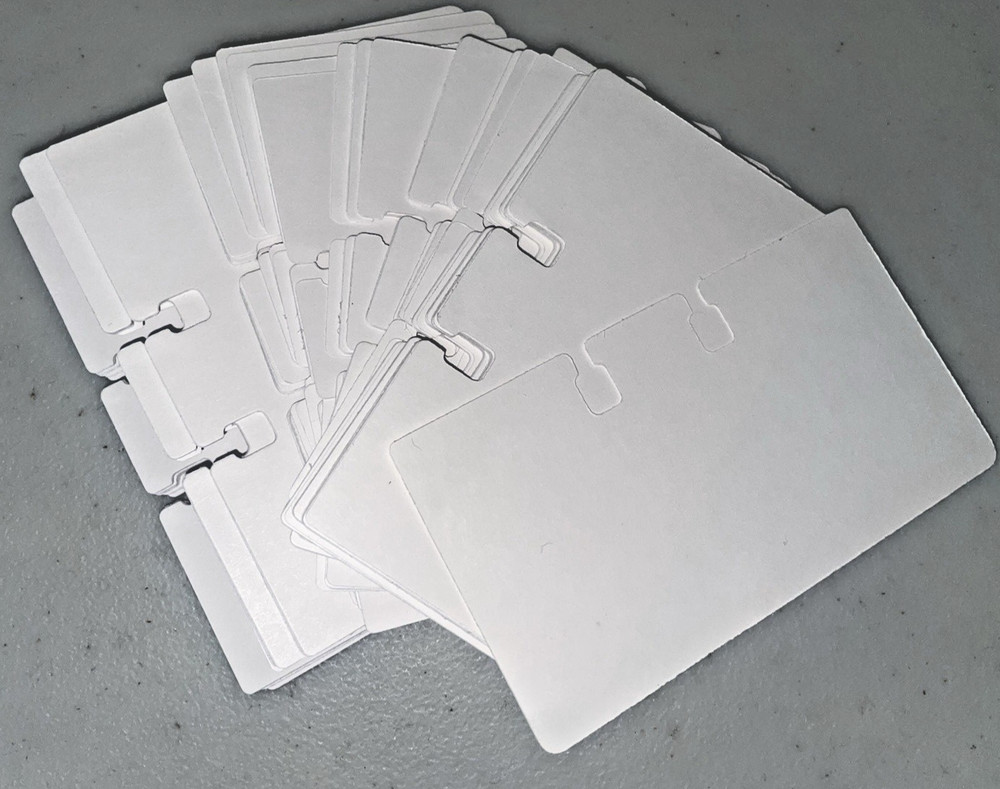 100 Rolodex Refill Card Pack Contact Rotary Cards White Unruled 2 1/4″ X 4″