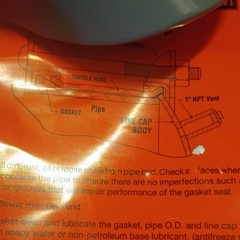 Dresser Style 31 Line Cap 10227510 Industrial Pipeline 6.900 O.D. 711 POSI-HOLD