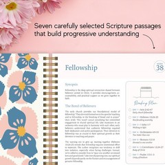 Official Spiral Bible® The Bible in a Year | 52 Week Guided 8.5 X 11, Floral