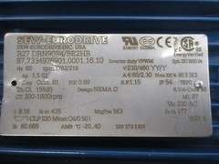 SEW-EURODRIVE R27DRN90S4/BE2HR 230/460V 4.60/2.30A NSNP