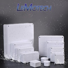 IP65 Water Resistant Dustproof ABS Plastic Electrical Junction Box 3.1×3.1×1.9
