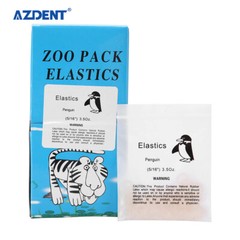 5000pcs Orthodontic Dental Elastics Band Animal images Fox Rabbit Squirrel