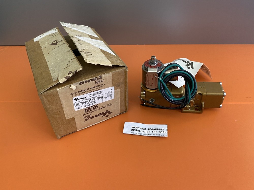 Versa Air Valve 3-Way Brass 24VDC VSG-3321-L14-PC-55M-3567-D024