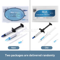 Dental Orthodontic Adhesive Light Cure Band Cement Blue Glue Kit for Brace