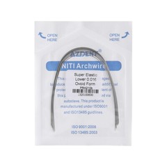 10Packs Dental Orthodontic Arch Wire Niti Super Elastic Round Ovoid Form AZDENT