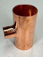 NIBCO Reducing Tee 2″ x 2″ x 1″ CTS C x C x C Solder Joint Copper Sweat Fitting