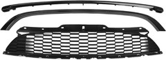 Car Front Bumper Grille Mesh + Frame Trim For Mini Cooper R55 R56 R57 R58