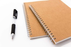 Paquete De 2 Cuadernos En Espiral Con Tapa Blanda, Cuaderno De Bocetos En Bla…