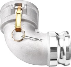 DA3030 Type DA Cam and Groove Hose Fitting, 90 Degree Elbow, 3″ Female Camloc…