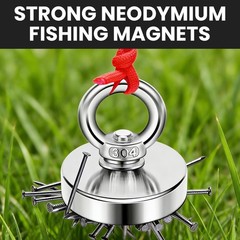 Super Strong Neodymium Fishing Magnet – For Underwater Salvage & Home Hanging