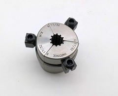 Hardinge M12 17/32″ Round Serrated Collet Pads 3-Segment for M12 Collet