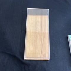 Clear Acrylic Display Case with Beveled Wood Base for Collectibles 12×5.5 Inch