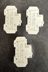 Lot Of 3 Schneider Electric C2A C60 Multi 9 Single Pole Circuit Breaker