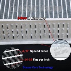 3 ROW Aluminum Tractor Radiator FOR Ford 2N 8N 9N Models 8N8005 86551430