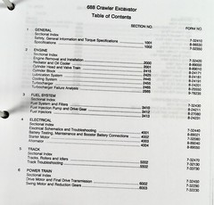 Case 688 Excavator Service Manual Parts Catalog Repair Book Set PIN 11601-After