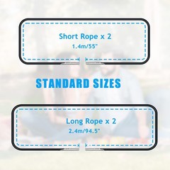 Zero Gravity Chair Replacement Cord, 4 Pcs Durable Bungee Elastic Laces Replace