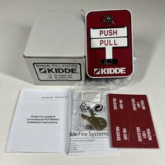 NEW Kidde Double Action Fire Alarm Manual Pull Station 84-330001-002 DPST Switch