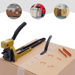 Carton Stapler w/100 Staples for Sealed Boxes, Cartons, Corrugated Cardboard��