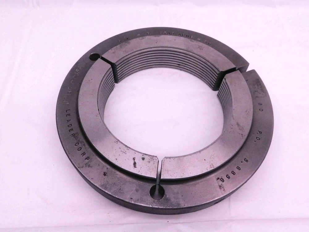 5 3/4 6 STUB ACME 3G THREAD RING GAGE 5.75 5.750 GO ONLY P.D. = 5.6856 SA-3G