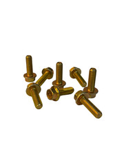 (100 Pcs) 3/8″-16×1 1/4″ Grade 8 Hex Flange Bolt (FT) Zinc Yellow Trivalent
