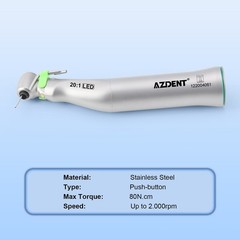 1X Dental E generator LED 20:1 Implant Contra Angle Handpiece fit for W&H Motor