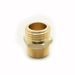 1-1/2 Inch Male NH/NST x 1-1/2 Inch Male NPSH Brass HEx Fire Hose Hydrant Adapte