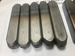 CH Hanson Individual HD 1/2″ Steel Stamp, See Specifics For Availability