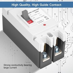 DC Circuit Breaker 500V 160A Panel Mount 2-Pole Overload Protection