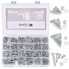 1080 Pcs Screws Bolts and Nuts Assortment Kit, Metric Machine Screws and Nuts…