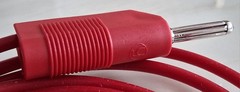 Hirschmann Test Lead for Multimeter DMM Red L150cm Stranded Banana Plug 4mm