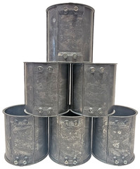 Bridgeport (Lot of 6) 249-DC 4″ EMT Rigid Zinc Set Screw Conduit Couplings