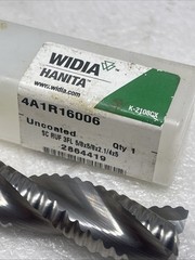 5/8” Hanita Widia Carbide 3 Flute Roughing End Mill, Extra Length, 5” OAL