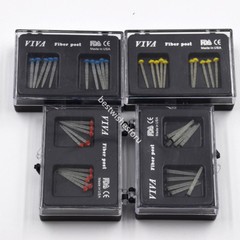 1 Box/10 Pcs Dental Glass Screw Thread Fiber Post Single Refilled Size To Choose