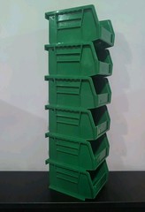 Acro Mils 30-210 AkroBins – Set of 6 Small Storage Small Bins – 5″x4″x3″