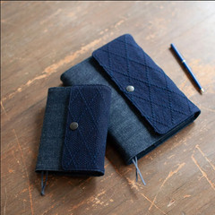 Japan Hobonichi x Blue Blue Indigo Book Sashiko Techo EDC Planner Cover A5