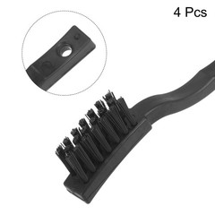 4pcs Antistatic ESD Brush Plastic Handle Nylon Cleaning Brushes 15x30mm Bristles