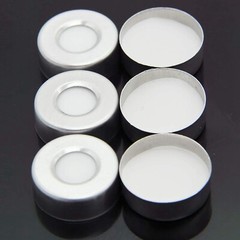 10000pcs 20mm Aluminum Crimp Cap PTFE/White Silicone Septa F 10ml Headspace Vial